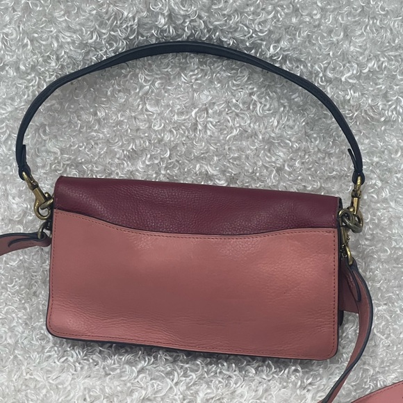 Coach Pink Tabby Shoulder Bag Colorblock Crossbody - Picture 4 of 14